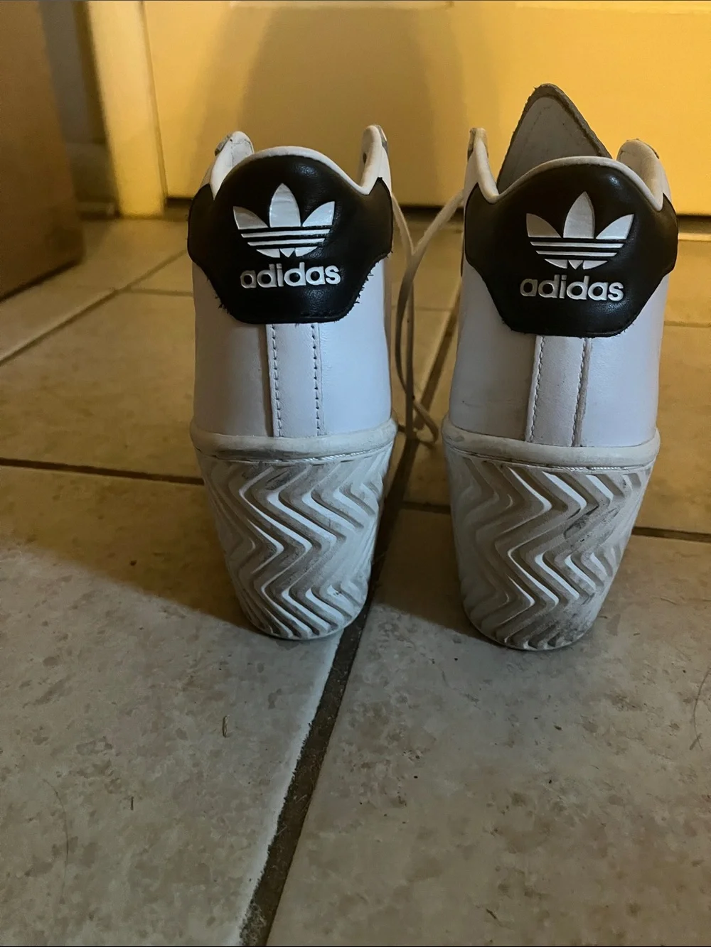 Adidas wedge super star ellure sneaker collectible size US 7